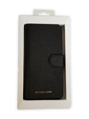 Michael Kors Saffiano Leather Folio Wallet Case for Galaxy S8 